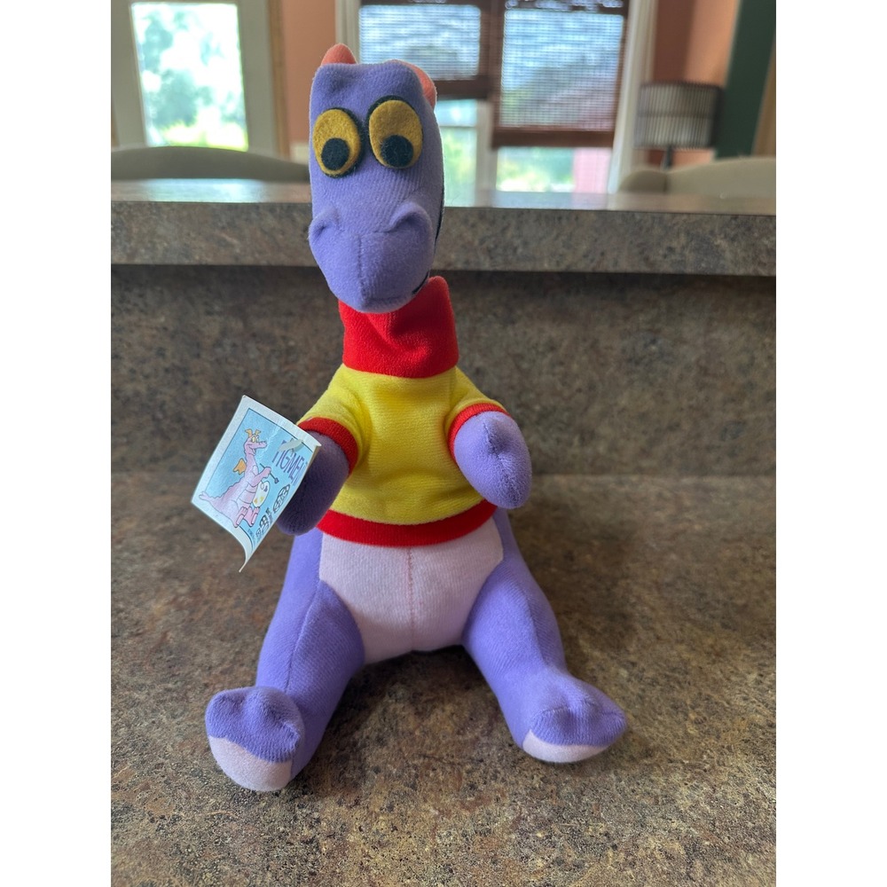 Vintage 1982 Disney Figment Dragon Plush Epcot Center Walt Disney World Tagged